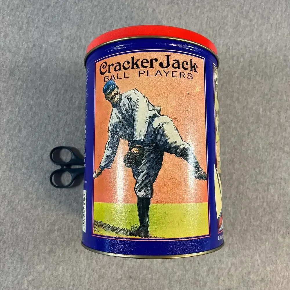 Vintage 1992 Cracker Jack Limited Edition Third in Series Collectible Metal Tin